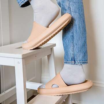 Pillow Slides: Ergonomic Slippers for Foot Pain Relief