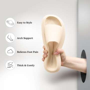 Pillow Slides: Ergonomic Slippers for Foot Pain Relief