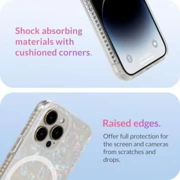 LONLI Hue Magnetic Case for iPhone 15 Pro with Shock Absorption