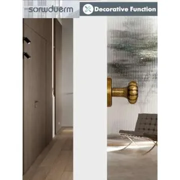 SORWDUERM Antique Brass Door Knob Dummy Door Knobs Interior Dummy Door Handle Single Sided Decorative,Zinc Alloy 1 Pack