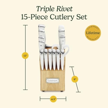Cuisinart 15-Piece High Carbon Knife Set