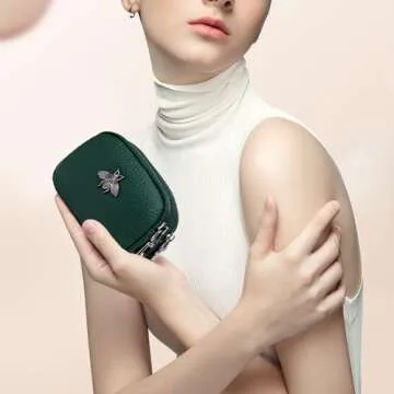 Stylish imeetu Women Leather Coin Purse with Bee Decoration