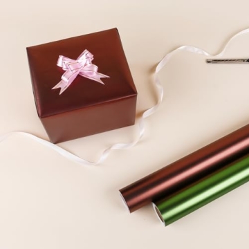 High Quality Matte Metal Brown Wrapping Paper for Gifts