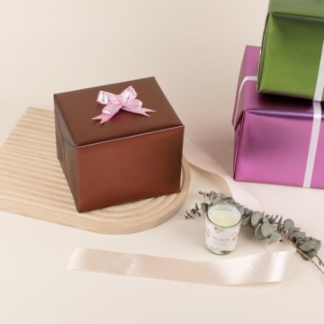 High Quality Matte Metal Brown Wrapping Paper for Gifts