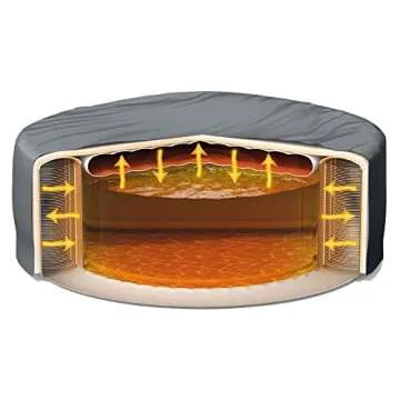 INTEX 28451EP PureSpa Greystone Deluxe Spa Set: Includes Energy Efficient Spa Cover and Wireless Control Panel – Spa Control App – Built-in FastFill Inflation System – 6 Person Capacity – 94" x 28"