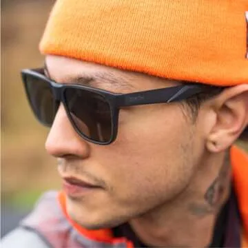 SMITH Optics Lowdown Steel Sunglasses – Performance Sports Active Sunglasses For Running or Everyday Wear – For Men & Women – Black + Black ChromaPop Polarized Lenses