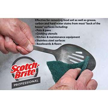Scotch-Brite 105 Scouring Pads - Fast & Durable Cleaning