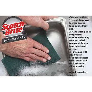 Scotch-Brite 105 Scouring Pads - Fast & Durable Cleaning