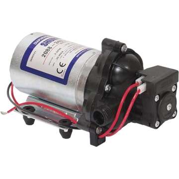 SHURflo Self-Priming 12 Volt Diaphragm Water Pump - 180 GPH, 1/2in. Ports, Model Number 2088-343-435