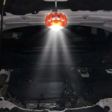 DEDC Car Safety Triangle Warning Kit, Set of 3 Roadside Emergency Kit with Reflective Warning Triangle,Visibility Roadside Vest, LED Road Flares Emergency Lights