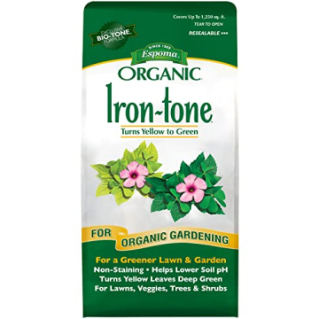 Espoma Organic Iron-Tone 3-0-3 Organic Fertilizer and Plant Food to Help Correct Iron Deficiency (Ch...