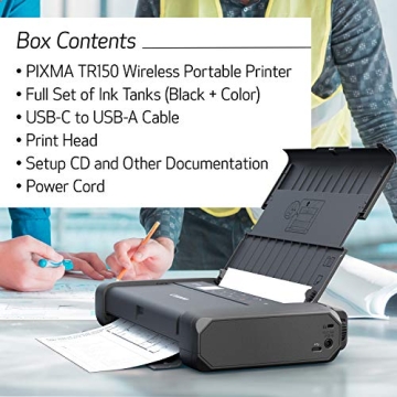 Canon PIXMA TR150 Wireless Portable Printer for Easy Printing