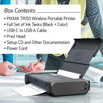 Canon PIXMA TR150 Wireless Portable Printer for Easy Printing