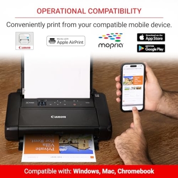 Canon PIXMA TR150 Wireless Portable Printer for Easy Printing