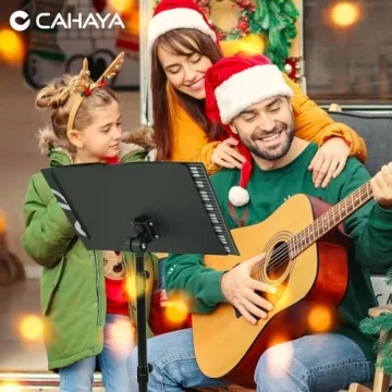 CAHAYA 5 in 1 Adjustable Music Stand Set