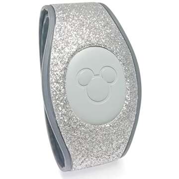 DisneyParks Disney Parks Exclusive - MagicBand 2.0 Link It Later - Sparkly - Silver
