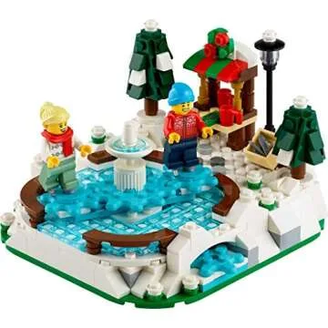 LEGO Ice Skating Rink - Interactive Holiday Fun