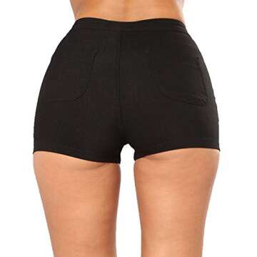 Govc Women's High Waisted Jean Shorts for Summer