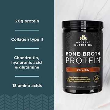 Chocolate Bone Broth Protein Powder - 20g Protein