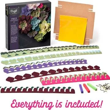 Felt Succulents Kit for Creative DIY Projects