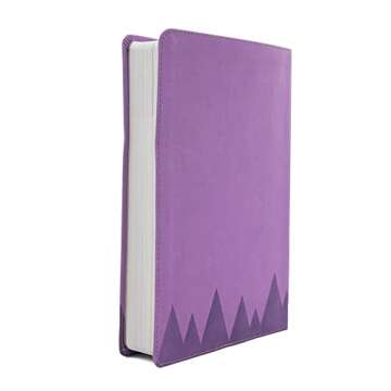 CSB Explorer Bible for Kids, Lavender Compass LeatherTouch, Red Letter, Full-Color Design, Photos, I...