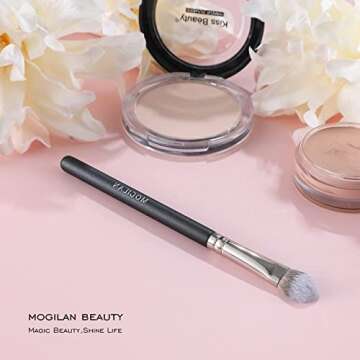 MOGILAN Concealer Brush Under Eye Brightening Eye Blending Makeup Brush For Eye Cream and Concealer ...