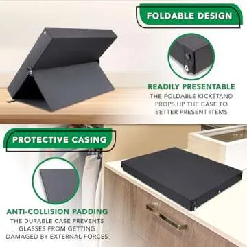 ProSource 18-Piece Sunglasses Display Stand - Stylish & Functional