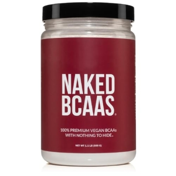Unflavored Vegan Naked BCAA Powder - 100 Servings