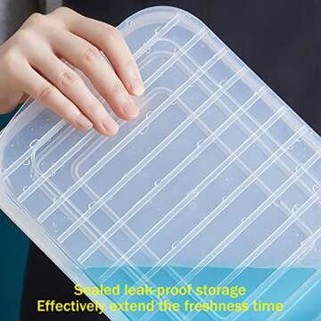 Airtight Plastic Bacon Keeper - Food Storage Containers