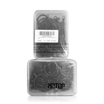 Elegant 60-piece Metal Curtain Rings & Hooks Set