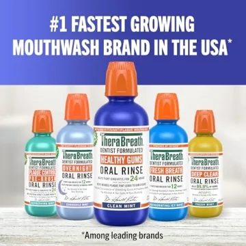 TheraBreath Healthy Gums Mouthwash Clean Mint 16 Fl Oz