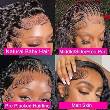 Water Wave Lace Front Wigs for Stunning Natural Looks