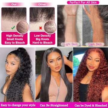 Water Wave Lace Front Wigs for Stunning Natural Looks