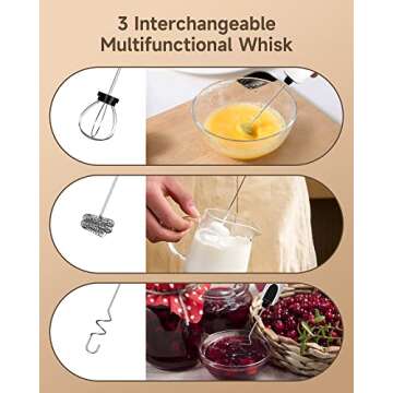 USB Rechargeable Milk Frother - Perfect for Coffee Lovers!