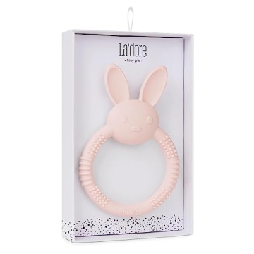 Silicone Bunny Teething Toy for Infants - BPA Free Relief