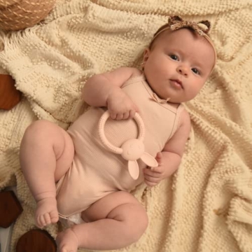 Silicone Bunny Teething Toy for Infants - BPA Free Relief