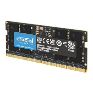 Crucial RAM 32GB DDR5 4800MHz CL40 Laptop Memory for Intel & AMD