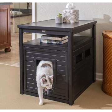 Eco-friendly Jumbo Litter Box Cover & End Table Solution