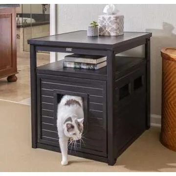 Eco-friendly Jumbo Litter Box Cover & End Table Solution