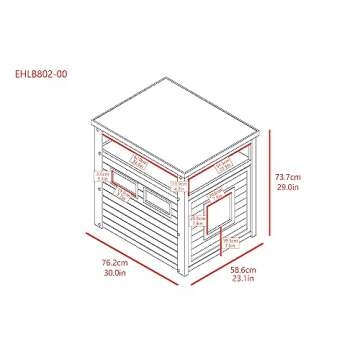 Eco-friendly Jumbo Litter Box Cover & End Table Solution