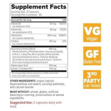 Redd Remedies Nerve Shield Capsules for Nerve Support