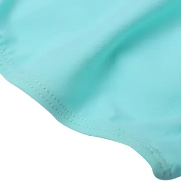 LIZENS Girls Swimsuit One Piece Beach Bathing Suit for Girls Toddler Swimwear Flamingo（6-7t）