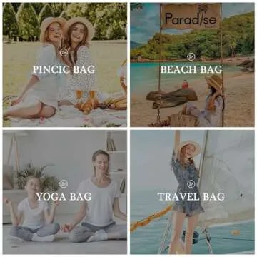 Personalized YOOLIFE Beach Bags for Women - Stylish & Practical