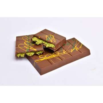 Dubai Chocolate Pistachio Kunafa, Fresh Daily Delivery, 200 gr, Gift Package for Special Occasions