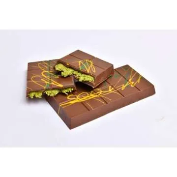 Dubai Chocolate Pistachio Kunafa, Fresh Daily Delivery, 200 gr, Gift Package for Special Occasions