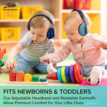 HEARTEK Baby Noise Cancelling Earmuffs - 0-3 Years