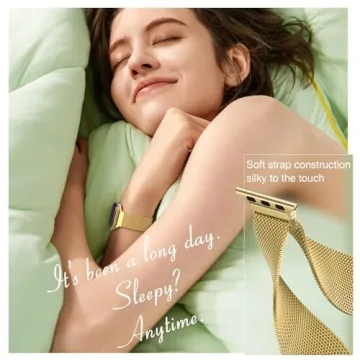 BELONGME Adjustable Mesh Metal Apple Watch Band