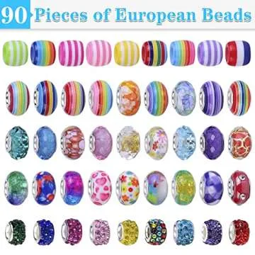 AIPRIDY 150 Pieces Charm Bracelet Making Kit,Unicorn Mermaid Crafts Gifts Set Can Inspires Imaginati...