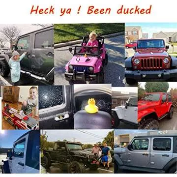 XY-WQ 100 Pack Rubber Duck for Jeeps Ducking - 2.3 Inch Bulk Floater Duck for Kids - Baby Bath Toy Assortment - Party Favors, Birthdays, Bath Time, and More (50 Varieties)