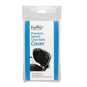 ForPro Professional Collection Premium Square Chair Back Cover for Salon Chairs